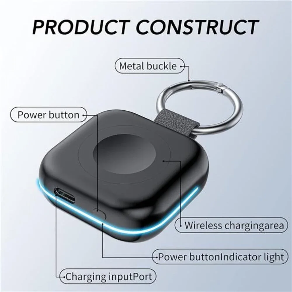 Portable Charger for Apple Watch,Wireless Magnetic iWatch Charger 1200mAh